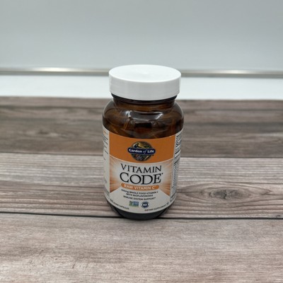 Garden of Life Vitamin Code Raw Vitamin C 60 Vegan Caps