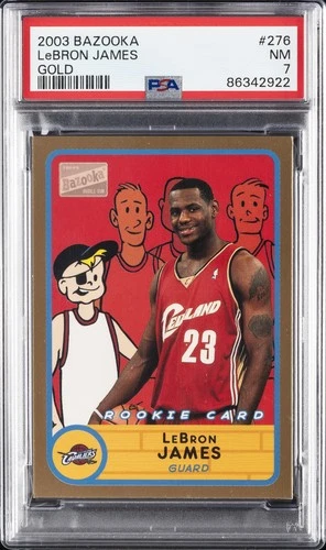 LeBron James 2003 LeBron James #276 Gold