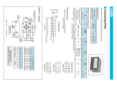 YUKEN MDS-01-PA-30 Connection Plate New