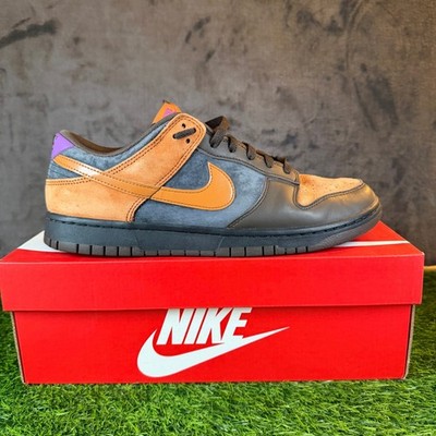 Nike Dunk Low Retro Premium Shoes Sneakers Cider Brown Orange Purple Mens 11