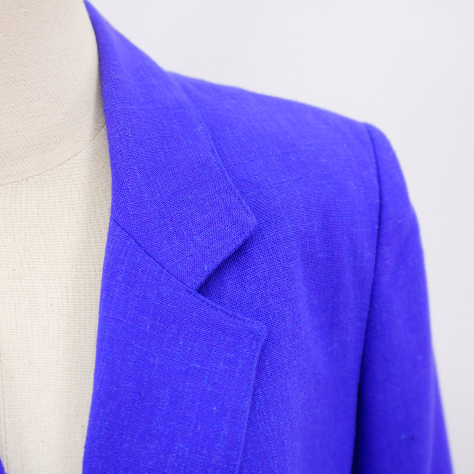 Patchington Purple Polyester Linen Basketweave 2 … - image 2