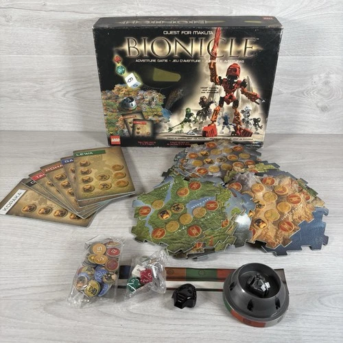 Bionicle Quest For Makuta Adventure Game Vintage Board Game By Rose Art And Lego