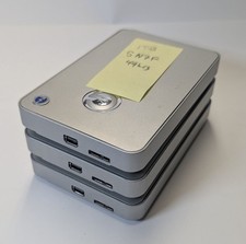 (3) Used 1TB G-Drive USB3/Thunderbolt2 Portable External Hard Drives