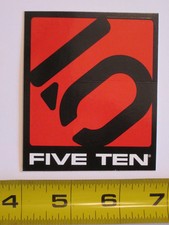 3" FIVE TEN 5/10 Red/BlaCk Climb Hike Ride Bicycle Bike Car Frame Sticker Decal