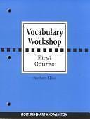 Vocabulary Workshop: First Course by