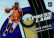 Chris Paul 2021-22 Donruss Optic Express Lane Purple Prizm #9 Phoenix Suns Holo
