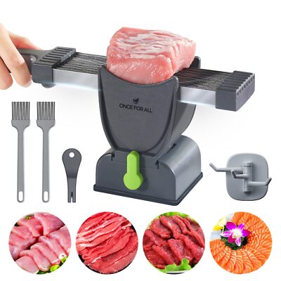 Fresh Meat Slicer Cleaver Kitchen Knife Set For Meat Slicing Shredding, Manua...