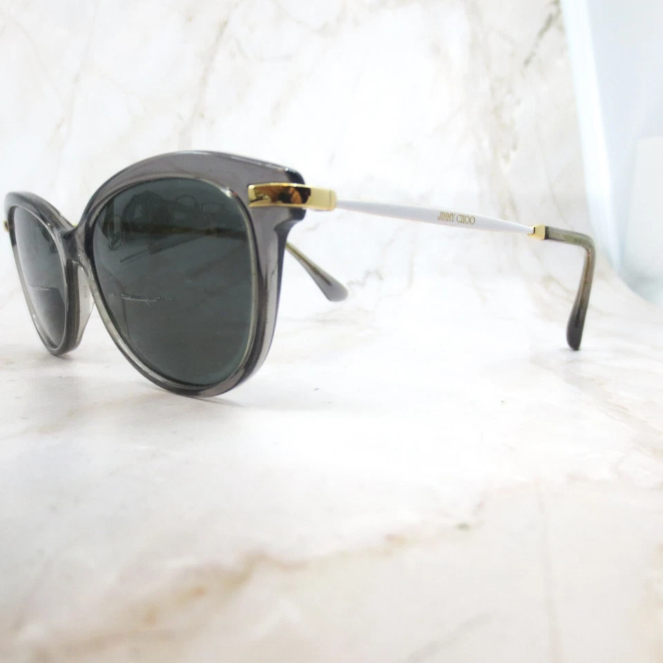 Gafas de sol Jimmy choo marco 95 7WK para mujer gris plástico ojo de gato borde completo 140 Foto 2 de 4