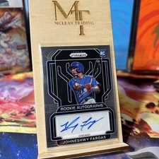 2022 Panini Prizm Johneshwy Fargas Rookie Autographs Auto RC #RA-JF Cubs