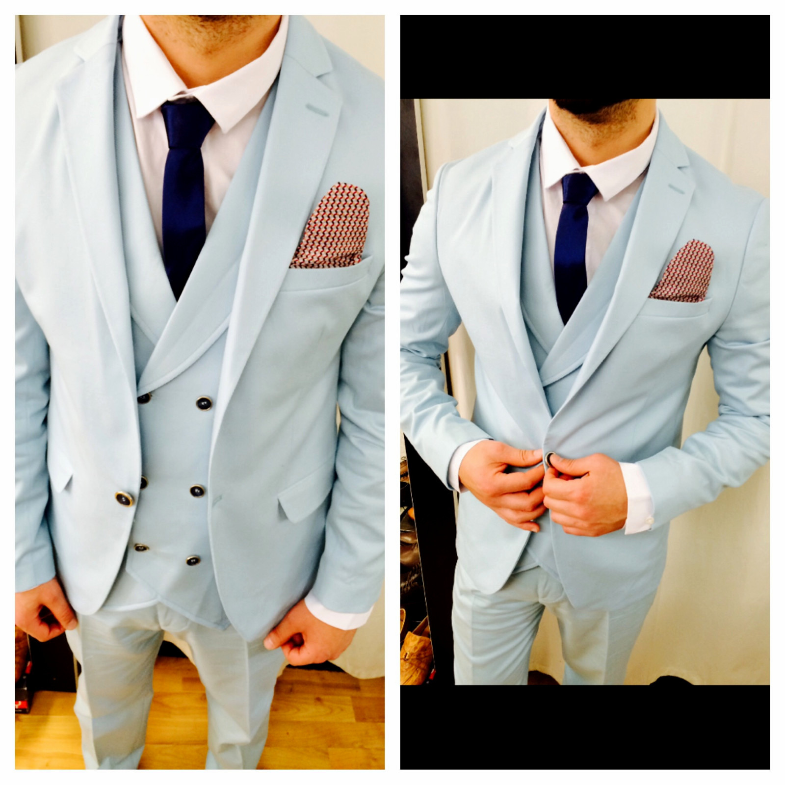 FILA ABITO FIRST CLASS PLUS VITA AZZURRO DOPPIA AILA GILET CAMICIA ADATTA SET