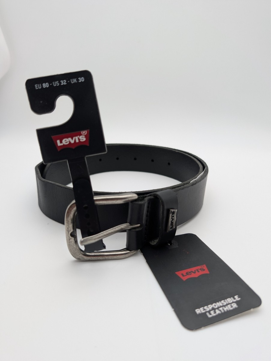 Levi’s Bovine Leather Belt Made in Italy Levis Leather Belt Brown 100% Bovine Leather Made in Italy  main image 3