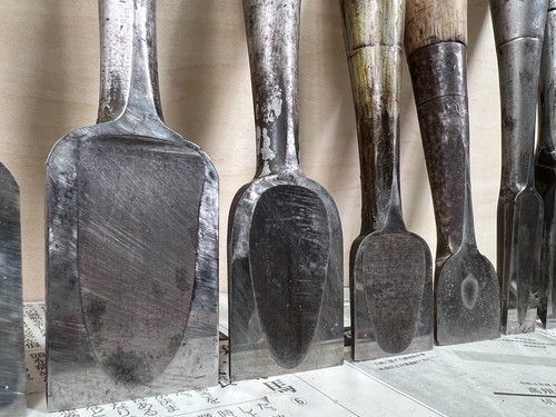 Vintage Japanese Chisel 9set Nomi /Hand Plane Saw Iron Hammer Hand Tool/d69 - Picture 23 of 24