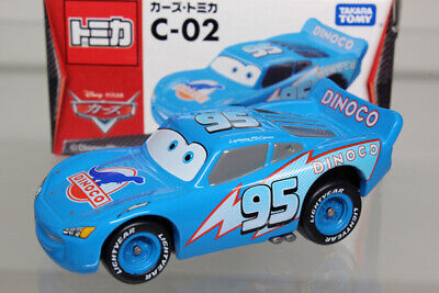 Cars Tomica C-02 Lightning McQueen (Dinoco Type) (Tomica) - HobbySearch Toy  Store