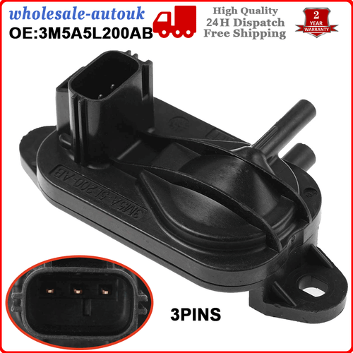 2PC DPF Exhaust Pressure Sensor For Volvo Ford Focus 2 Galaxy Kuga 3M5A-5L200-AB - Picture 2 of 12