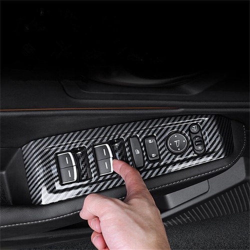 Carbon Fiber 4X Window Lift Switch Panel Cover Trim For Honda Accord 2023 2024 - Picture 4 of 14