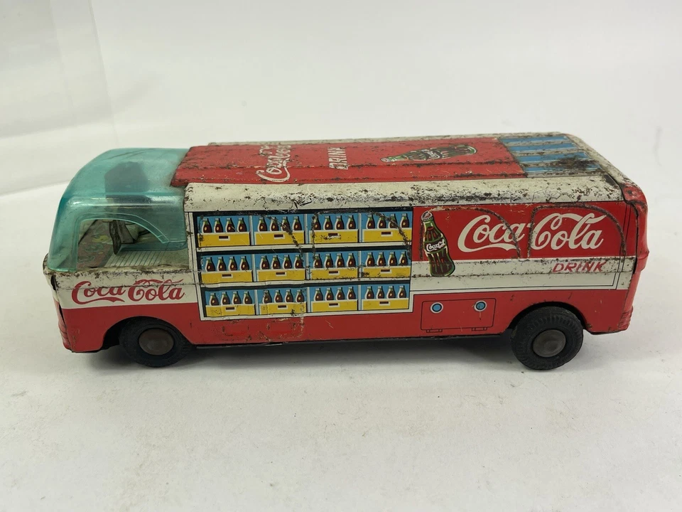 Camión Coca Cola serie de refrescos japoneses de colección fricción escaso y raro Foto 3 de 4