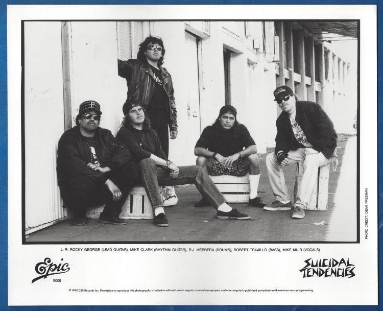 Suicidal Tendencies Vintage Publicity/Press Photo Infectious Suicidal Tendencies Vintage Publicity/Press Photo Infectious