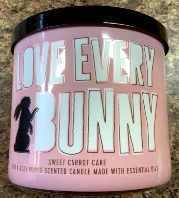 Bath & Body Works Love Every Bunny Sweet Carrot Cake 3-wick Candle Oils 14.5 oz