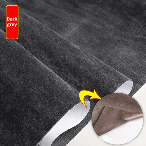 Self Adhesive Suede Fabric Film Sticker Stretch DIY Car Interior 50x150cm - Picture 15 of 37