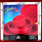 NEW Fiesta SCARLET Red 5 pc  Place Setting 830 326 Colorful Dish Set USA Made