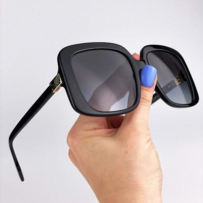 Burberry Women Sunglasses Black Grey Gradient Square  display picture 2