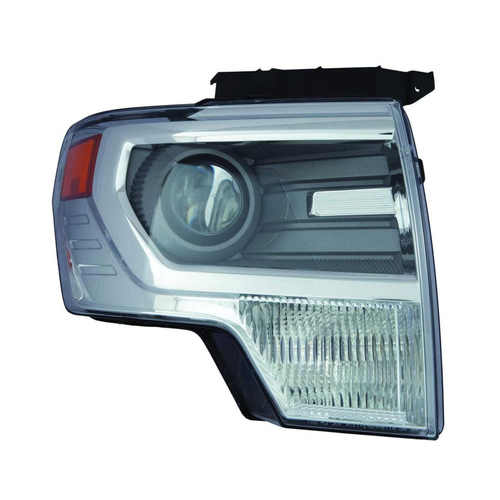For Ford F-150 2013 2014 Headlight Right Passenger Side | HID Chrome Projector - Picture 10 of 14