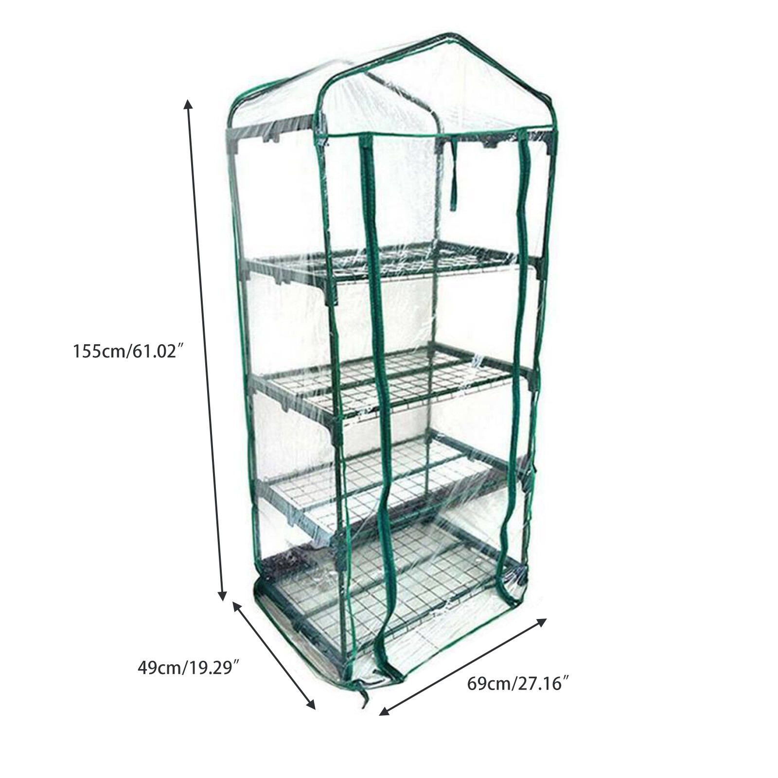 25 Tier Mini Greenhouse Cover Outdoor Garden Plants Grow Cover PVC