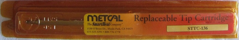 Metcal STTC-136 Chisel 30° (STTC), (W x L) 2.5 mm x 9.9 mm, 700 Series