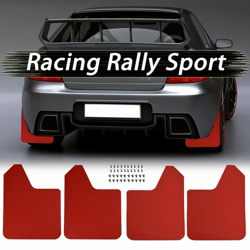 Red Mud Flaps Splash Guards Mudflap Mudguards For Subaru Impreza WRX STI Legacy - 第 1/9 張圖片