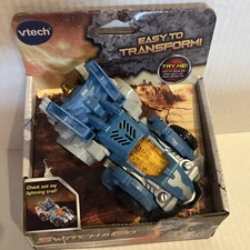 VTECH.. SWITCH & GO.. TRICERATOPS RACE CAR.. EASY TO TRANSFORM..NEW IN PACKAGE 