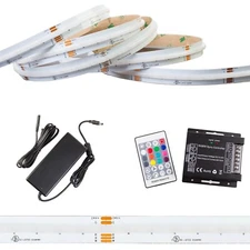 24v RGBW COB LED strip light Muilti-color RGB + warm white 3000K 4 in 1