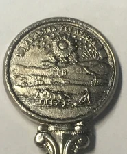 Vintage Souvenir Spoon US Collectible Ad Astra Per Aspera