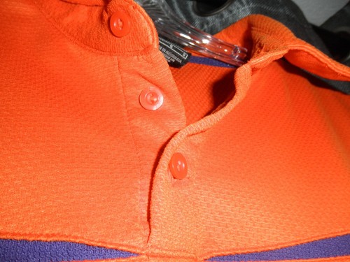 Nike Clemson Tigers NCAA Polo Shirt Standard Fit, Men's Size Large, Pre-Owned - Picture 5 of 7