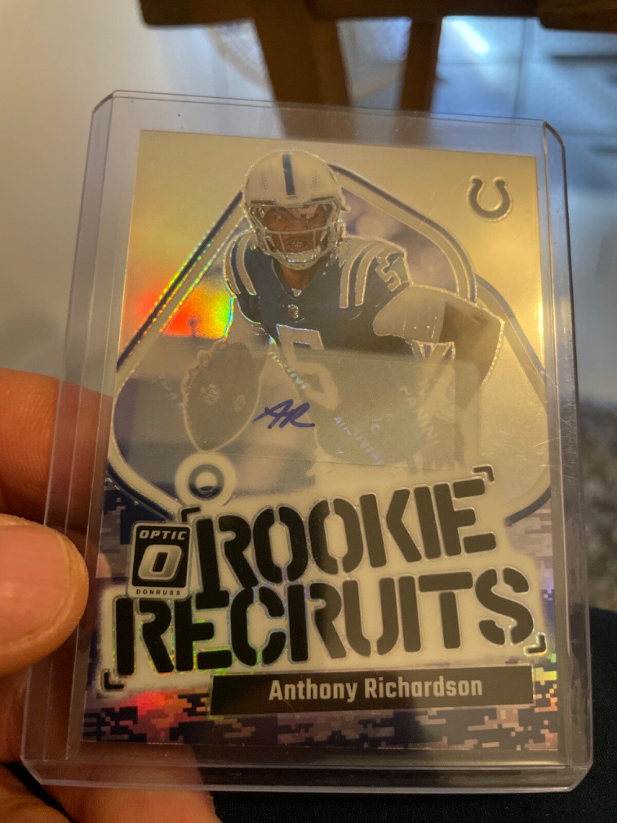 2023 Panini Donruss Optic - Rookie Recruits #1 Anthony Richardson /25 auto(RC)