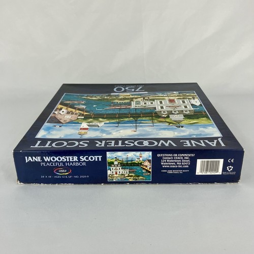 Puzzle Jane Wooster Scott 750 pezzi completo porto pacifico Ceaco 2929-9 - Foto 12 di 13