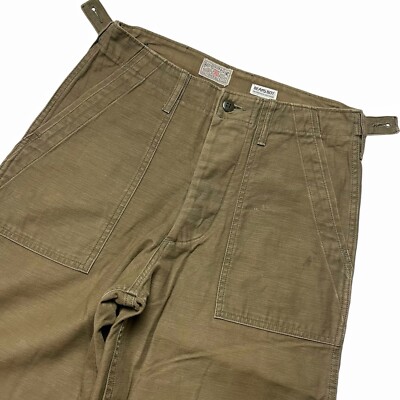 BUZZ RICKSON'S × BEAMS BOY × PEANUTS Buzz Ricksons X Beams Boy Fatigue Trousers Pants Military