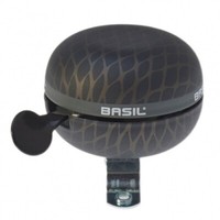 Basil Ding Dong Fahrradklingel Noir Schwarz Metallic, Ø 60Mm