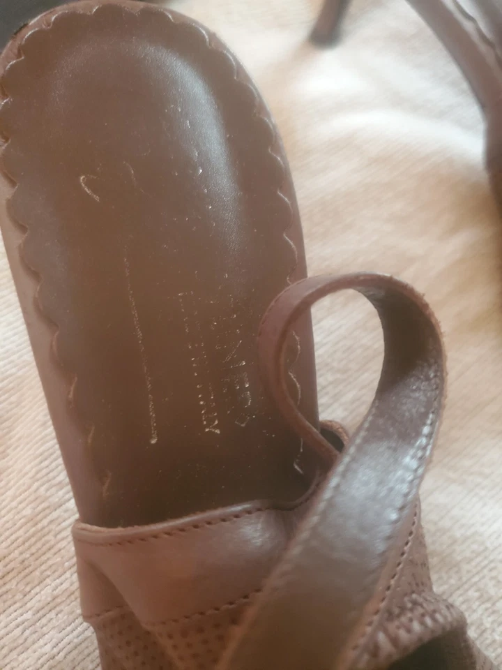 Zapatos Donald J. Pilner de segunda mano marrón talla 8,5 con bolsa original Foto 2 de 4