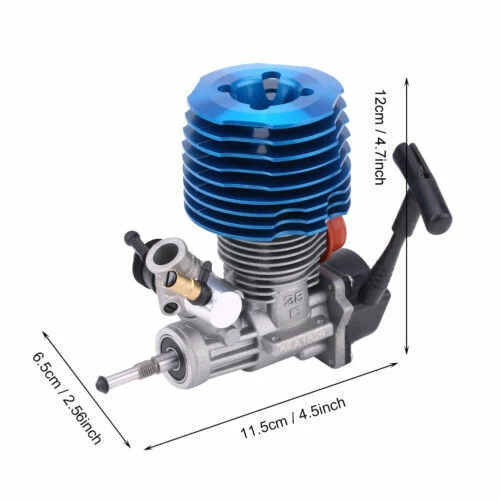 Motores de gasolina o nitro para vehículos de radiocontrol 1:8