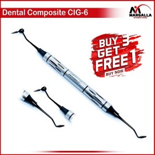 Dental Composite Instrument 6 Titanium Black CIG6 Plastic Filling Restorations