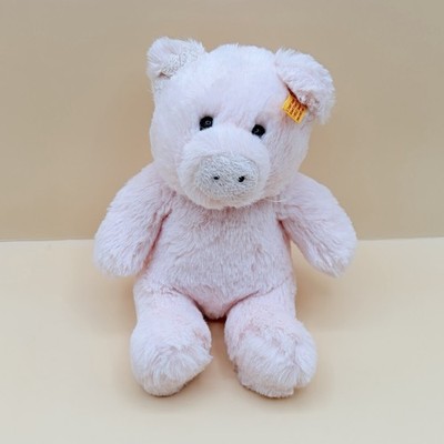 Steiff Pig Plush Soft Cuddly Friends Oggie Schwein Rose Stuffed Animal |  eBay