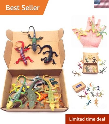 Artificial Model Reptiles 12pcs - Multi_color
