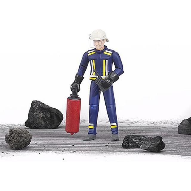Bruder Fire Fighter Figure with Extinguisher 1:16 Scale