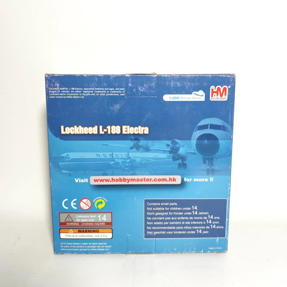 1:200 Hobby Master Los Angeles Dodgers Lockheed L-188 Electra HL1015 - Image 2 of 4