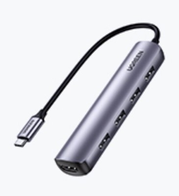 UGREEN - - USB-C to 4*USB 3.0+HDMI Adapter [New ]