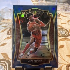 2020-21 Panini Select - Premier Level Cam Reddish #143 Blue Prizm