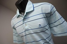 Brooks Brothers Golf Polo Wicking Athletic Striped Short Sleeve Mens Sz Large