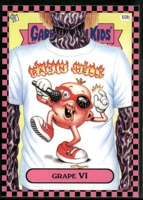 2010 Topps Garbage Pail Kids Flashback Series 1 #69b Grape Vi Punk Pink 1V