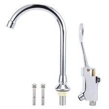 HandsFree Foot Pedal Faucet, G1/2In Pedal Type Single Cold Copper Water Fauce...