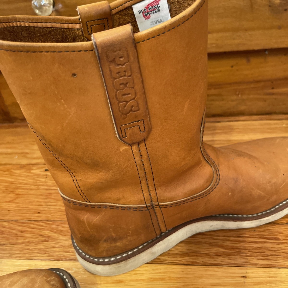 Red Wing Pecos 866 Traction Tred Boots Men's Size 12D | eBay
